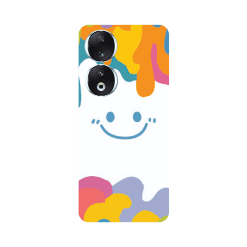 Honor 90 5G Oil Paint Smile Transparent Silicone TPU Θήκη