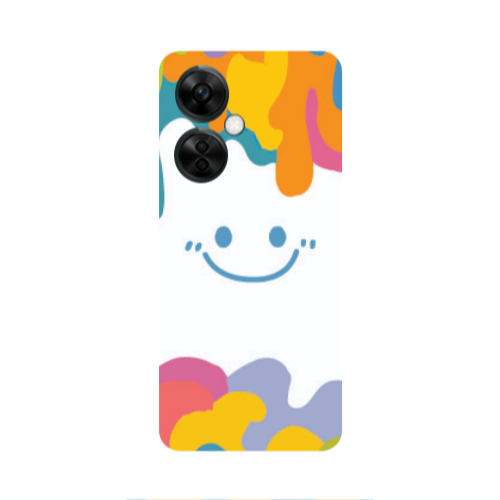Oneplus Nord CE 3 Lite 5G Oil Paint Smile Transparent Silicone TPU Θήκη