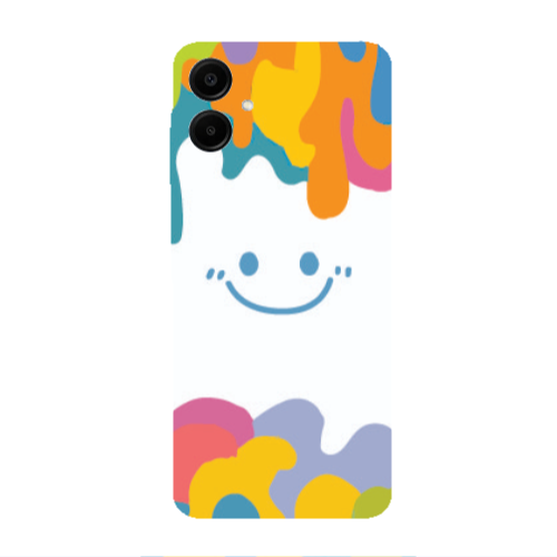 Samsung A06 Oil Paint Smile Transparent Silicone TPU Θήκη
