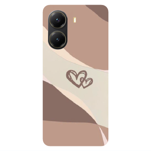 Xiaomi Poco X7 Pro Mini Hearts Transparent Silicone TPU Θήκη