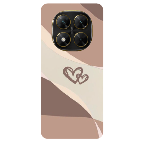 Xiaomi Poco X7 Mini Hearts Transparent Silicone TPU Θήκη
