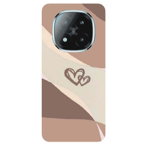 Xiaomi Redmi Note 14 Pro + 5g Mini Hearts Transparent Silicone TPU Θήκη