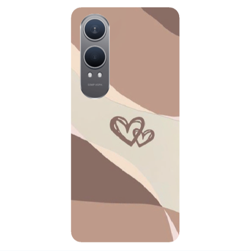 Oneplus Nord Ce 4 lite Mini Hearts Transparent Silicone TPU Θήκη
