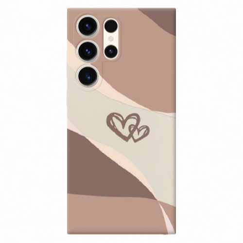 Samsung S25 Ultra Mini Hearts Transparent Silicone TPU Θήκη