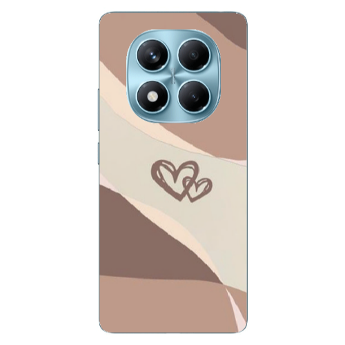 Xiaomi Redmi Note 14 Pro Mini Hearts Transparent Silicone TPU Θήκη
