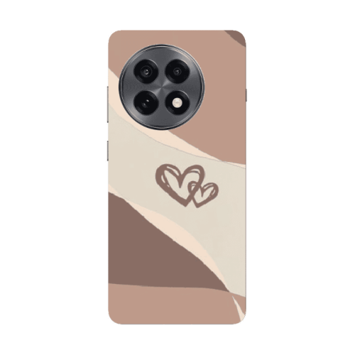 Oneplus 13 R Mini Hearts Transparent Silicone TPU Θήκη