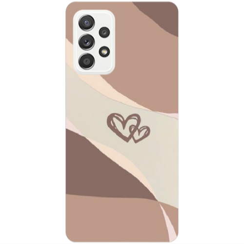Samsung A52 Mini Hearts Transparent Silicone TPU Θήκη