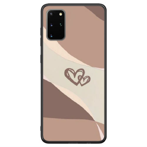 Samsung S20 FE Mini Hearts Black Glossy Θήκη