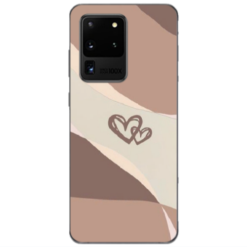 Samsung S20 Ultra Mini Hearts Transparent Silicone TPU Θήκη