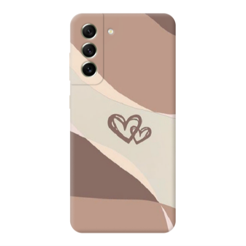 Samsung S22 Mini Hearts Transparent Silicone TPU Θήκη