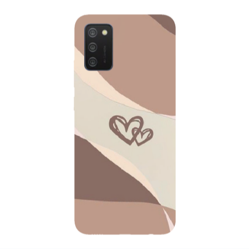 Samsung A03S Mini Hearts Transparent Silicone TPU Θήκη