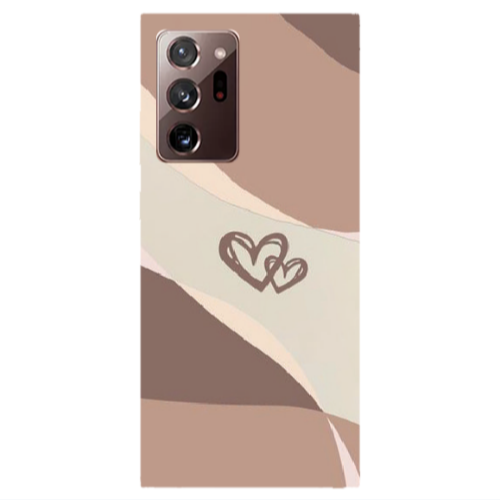 Samsung Note 20 Ultra Mini Hearts Transparent Silicone TPU Θήκη