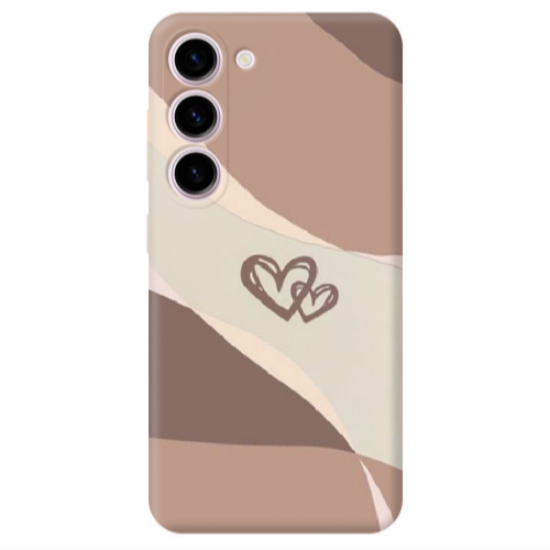 Samsung S23 Mini Hearts Transparent Silicone TPU Θήκη
