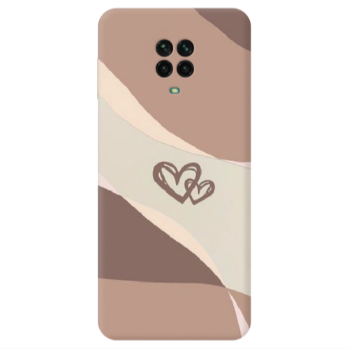 Xiaomi Redmi Note 9S Mini Hearts Transparent Silicone TPU Θήκη