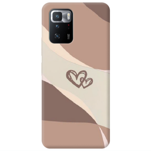 Xiaomi Poco X3 GT Mini Hearts Transparent Silicone TPU Θήκη