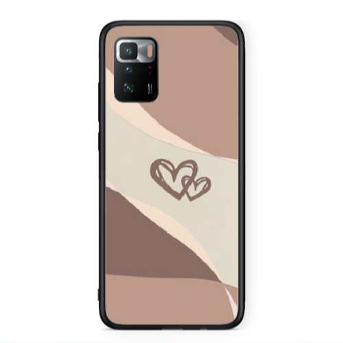 Xiaomi Poco X3 GT Mini Hearts Black Glossy Θήκη