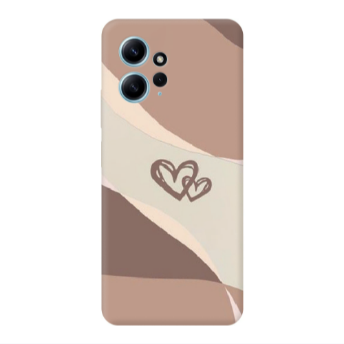 Xiaomi Redmi Note 12 4G Mini Hearts Transparent Silicone TPU Θήκη