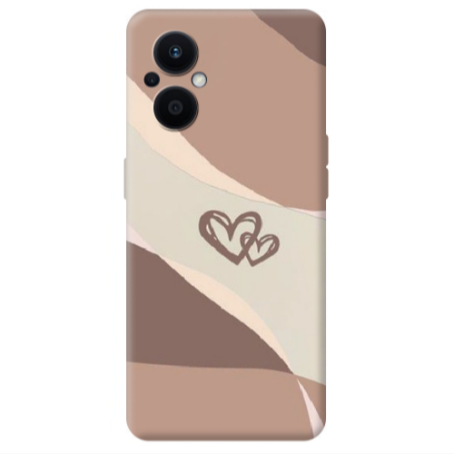 Oppo Reno 7 Lite Mini Hearts Transparent Silicone TPU Θήκη