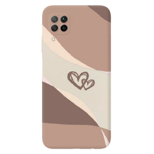 Huawei P40 Lite Mini Hearts Transparent Silicone TPU Θήκη