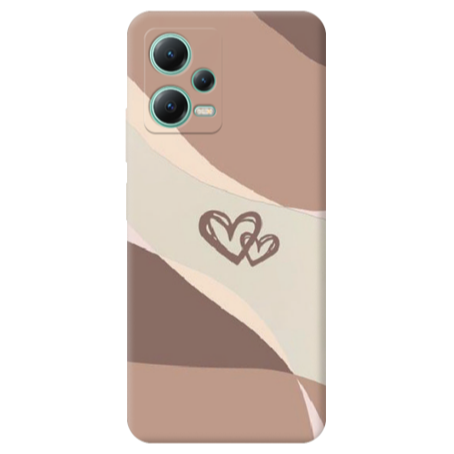 Xiaomi Redmi Note 12 Pro Plus 5G Mini Hearts Transparent Silicone TPU Θήκη