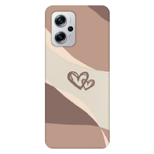 Xiaomi Poco X4 GT Mini Hearts Transparent Silicone TPU Θήκη