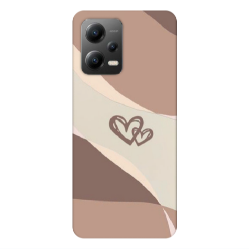 Xiaomi Poco X5 Mini Hearts Transparent Silicone TPU Θήκη