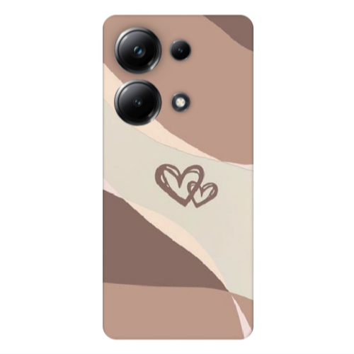 Xiaomi Poco M6 Pro 4G Mini Hearts Transparent Silicone TPU Θήκη