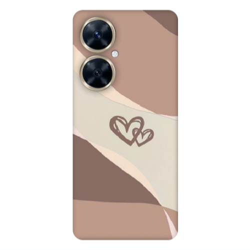 Huawei Nova 11i Mini Hearts Transparent Silicone TPU Θήκη