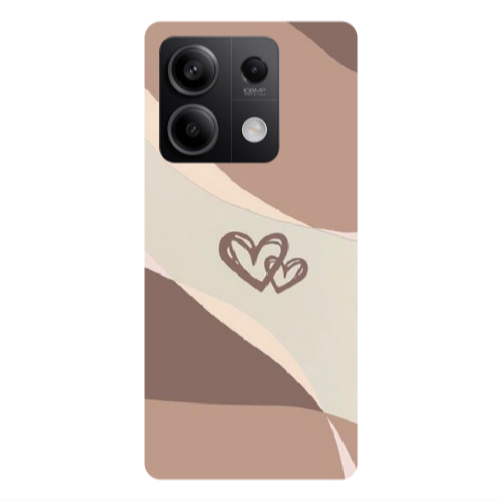 Xiaomi Redmi Note 13Pro 5G Mini Hearts Transparent Silicone TPU Θήκη