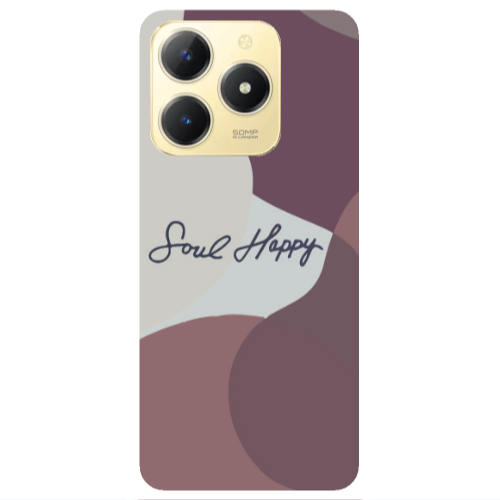 Realme C61 Soul Happy Transparent Silicone TPU Θήκη