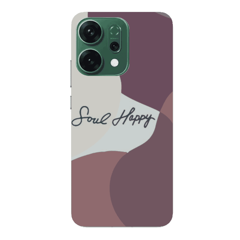 Oppo RENO 14 Soul Happy Transparent Silicone TPU Θήκη