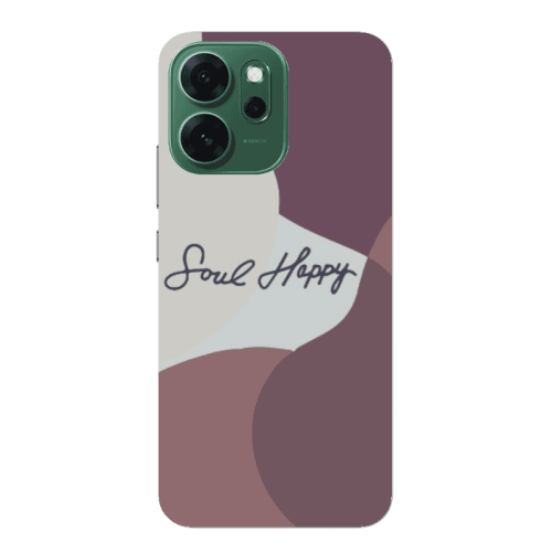 Oppo 14 F Soul Happy Transparent Silicone TPU Θήκη