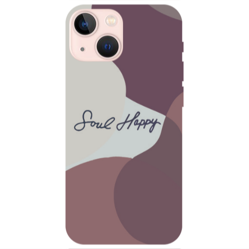 Apple iPhone 13 Soul Happy Transparent Silicone TPU Θήκη
