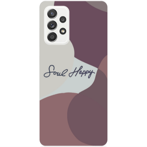 Samsung A52 Soul Happy Transparent Silicone TPU Θήκη