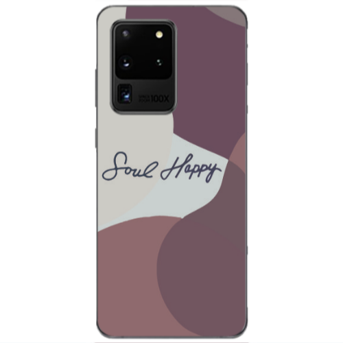 Samsung S20 Ultra Soul Happy Transparent Silicone TPU Θήκη