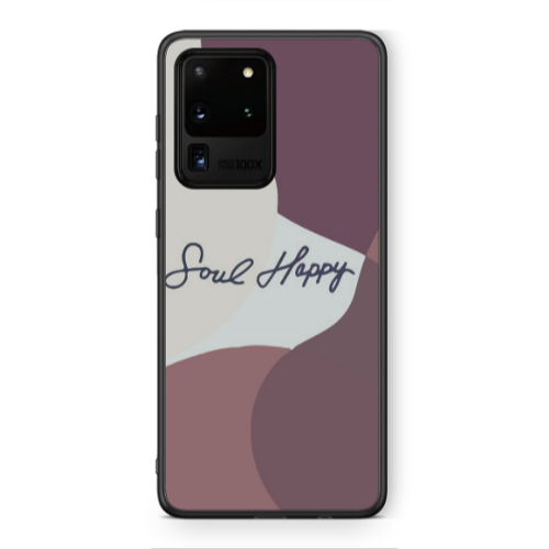 Samsung S20 Ultra Soul Happy Black Glossy Θήκη
