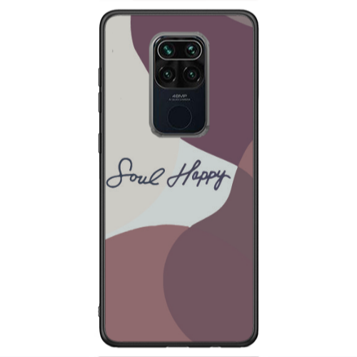 Xiaomi Redmi Note 9 Soul Happy Black Glossy Θήκη