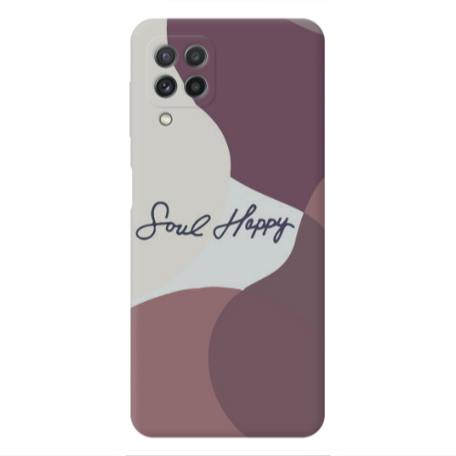 Samsung A22 4G Soul Happy Transparent Silicone TPU Θήκη