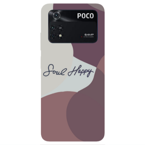 Xiaomi Poco M4 Pro 4G Soul Happy Transparent Silicone TPU Θήκη