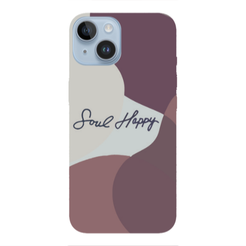 Apple iPhone 14  Soul Happy Transparent Silicone TPU Θήκη