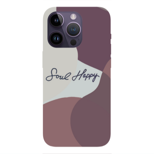 Apple iPhone 14 Pro  Soul Happy Transparent Silicone TPU Θήκη