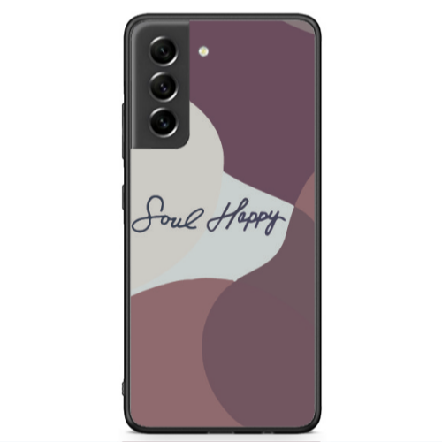 Samsung S21 FE Soul Happy Black Glossy Θήκη