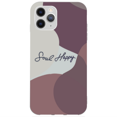 Apple iPhone 12 Pro Max Soul Happy Transparent Silicone TPU Θήκη