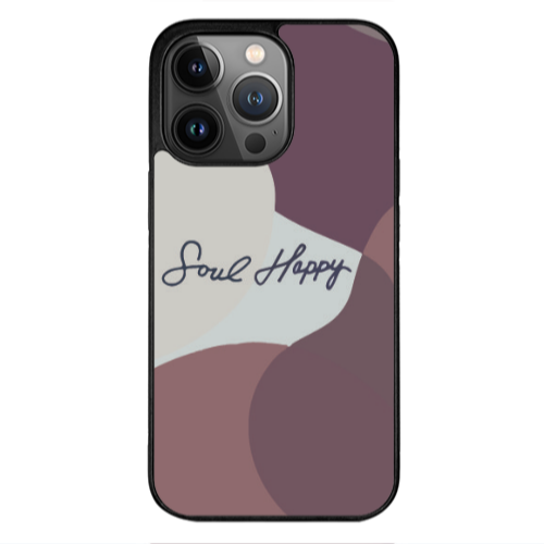 Apple iPhone 12 Pro Max Soul Happy Black Glossy Θήκη