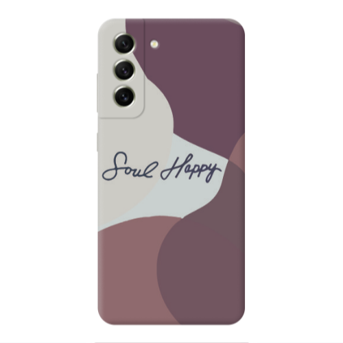 Samsung S21 PLUS Soul Happy Transparent Silicone TPU Θήκη