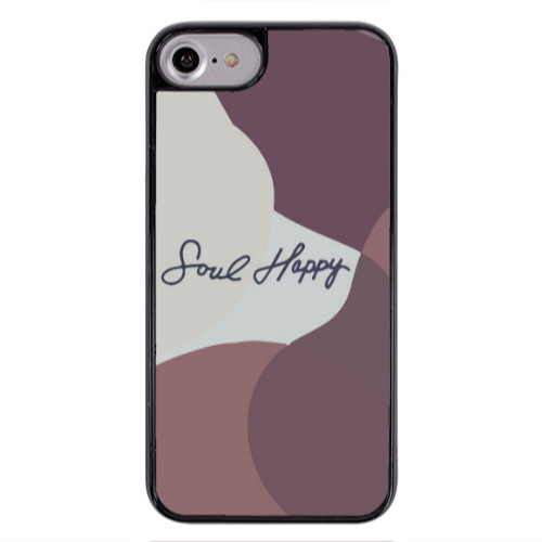 Apple iPhone 7 Soul Happy Black Glossy Θήκη