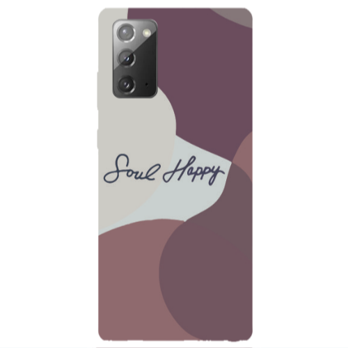 Samsung Note 20 Soul Happy Transparent Silicone TPU Θήκη