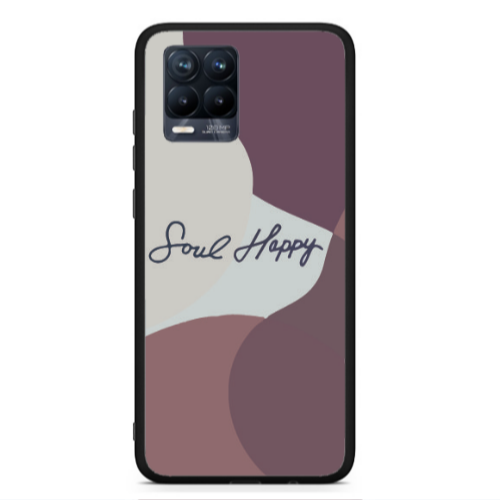 Realme 8  Soul Happy Black Glossy Θήκη