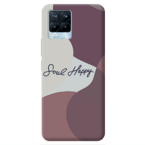 Realme 8 Pro Soul Happy Transparent Silicone TPU Θήκη