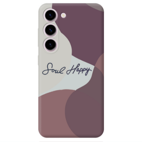 Samsung S23 Soul Happy Transparent Silicone TPU Θήκη